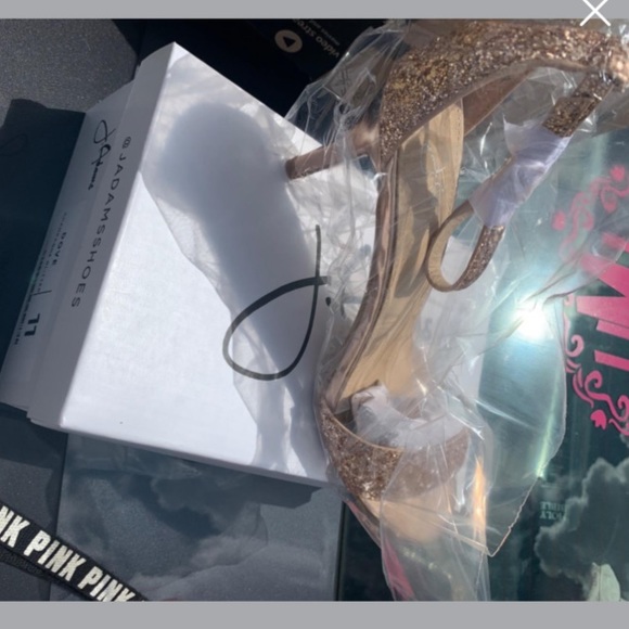 New j.adams dove champagne glitter heels - Picture 10 of 10